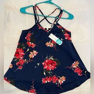 Floral tank top